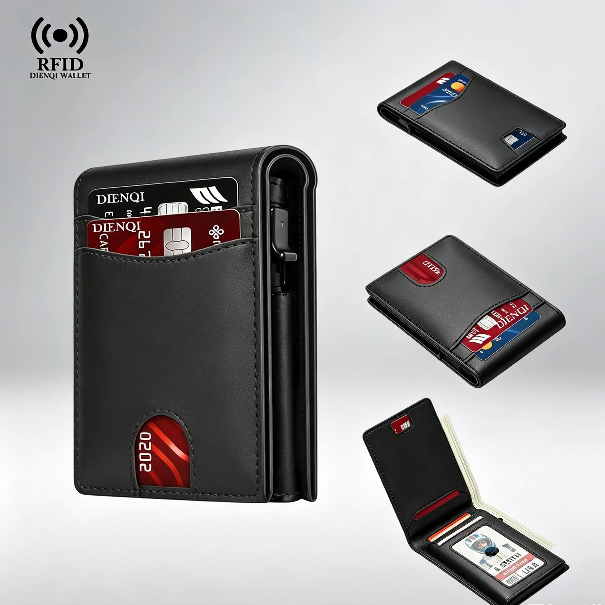 Card Holder Slim Case - Luxe merk zakelijke creditcardhouder portemonnee heren