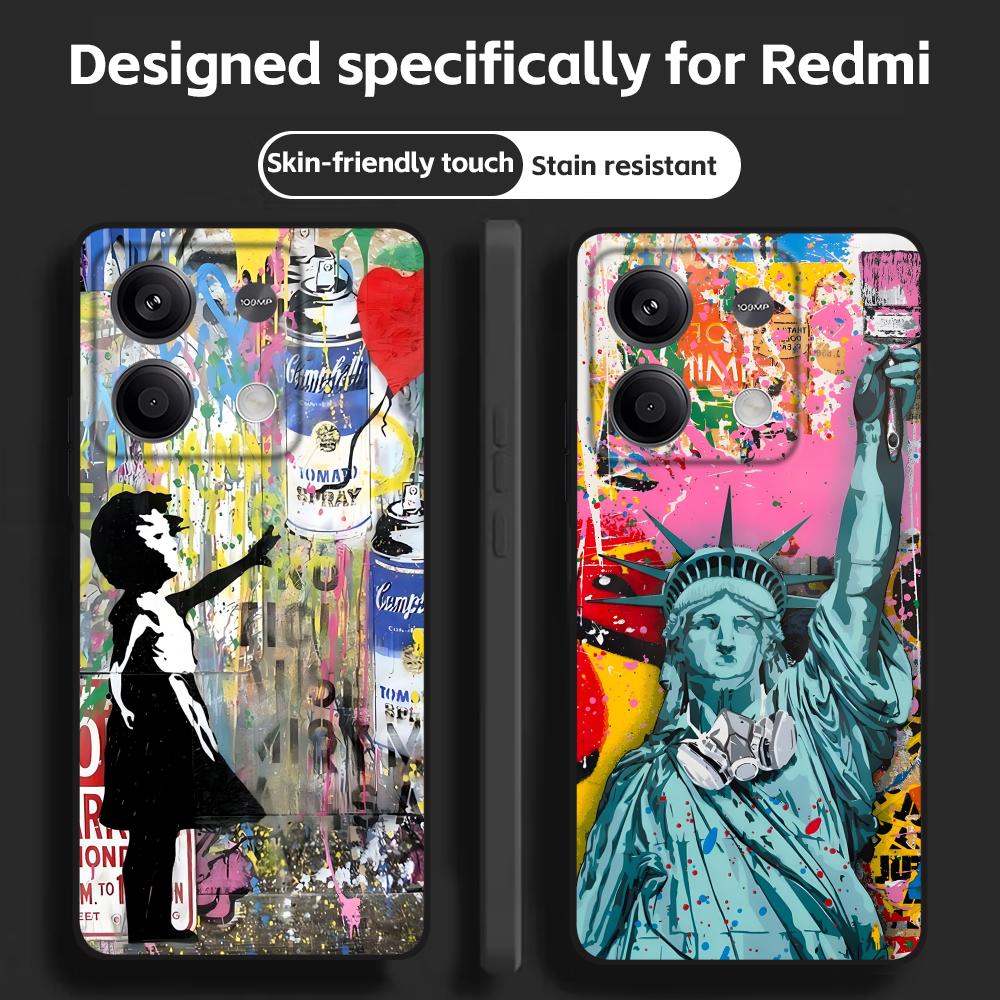 Phone Cases Xiaomi - Banksy Graffiti Art Telefoon Case Voor