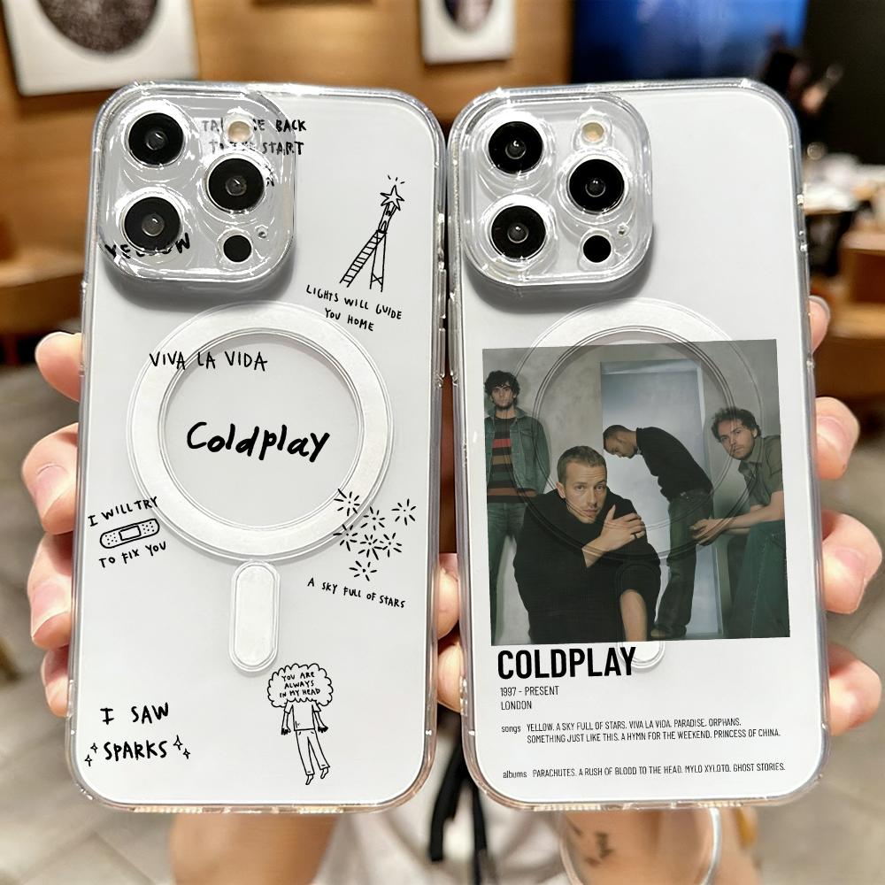Phone Cases Clear - C-Coldplay Rapper Coole Telefoonhoesje voor iPhone