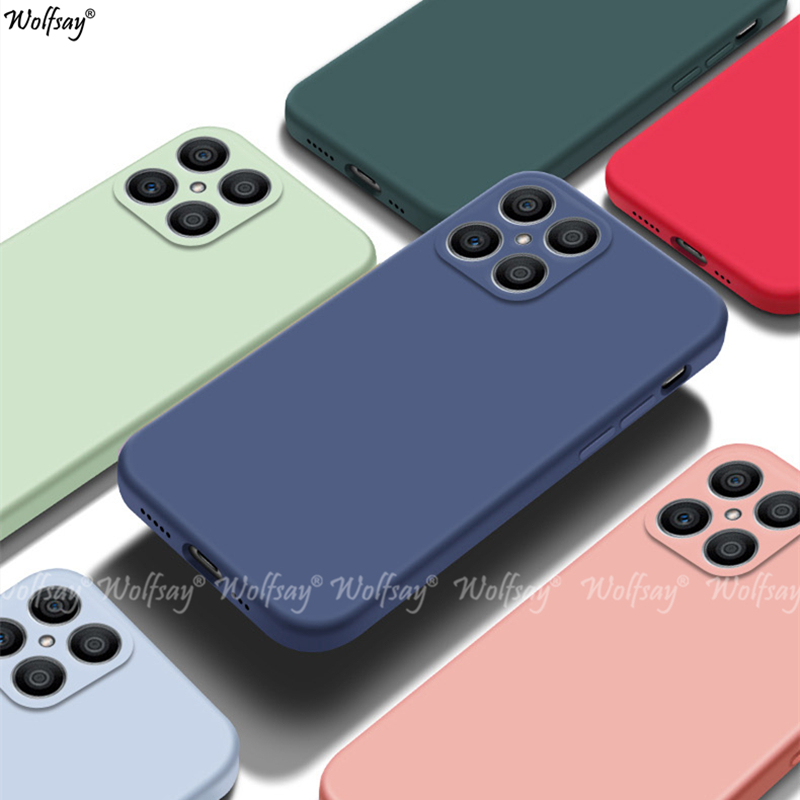 Phone Cases On Sale - Voor Honor X8 Case Vloeibare Siliconen