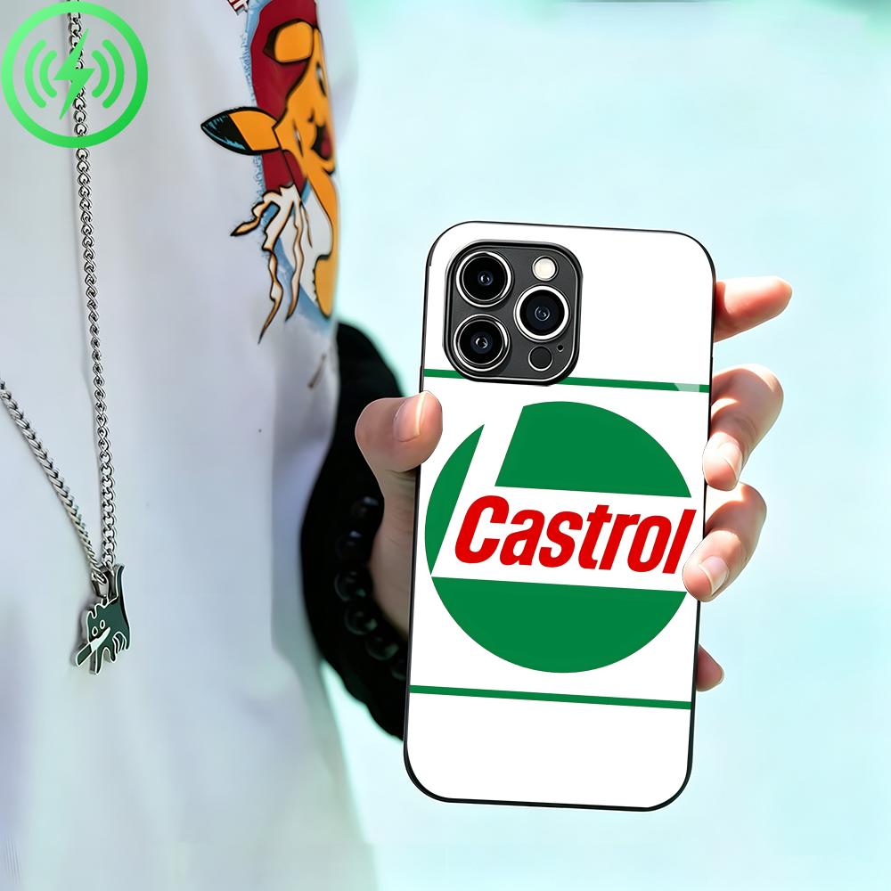 Phone Cases Brands - race-smeermiddelmerk Castrol Telefoonhoesje voor iPhone 17