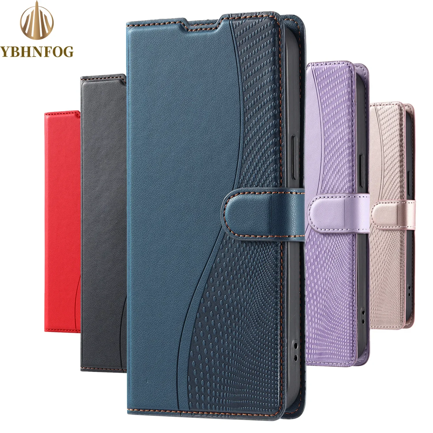 Phone Cases On Sale - Lederen Flip Telefoon Case Voor Samsung