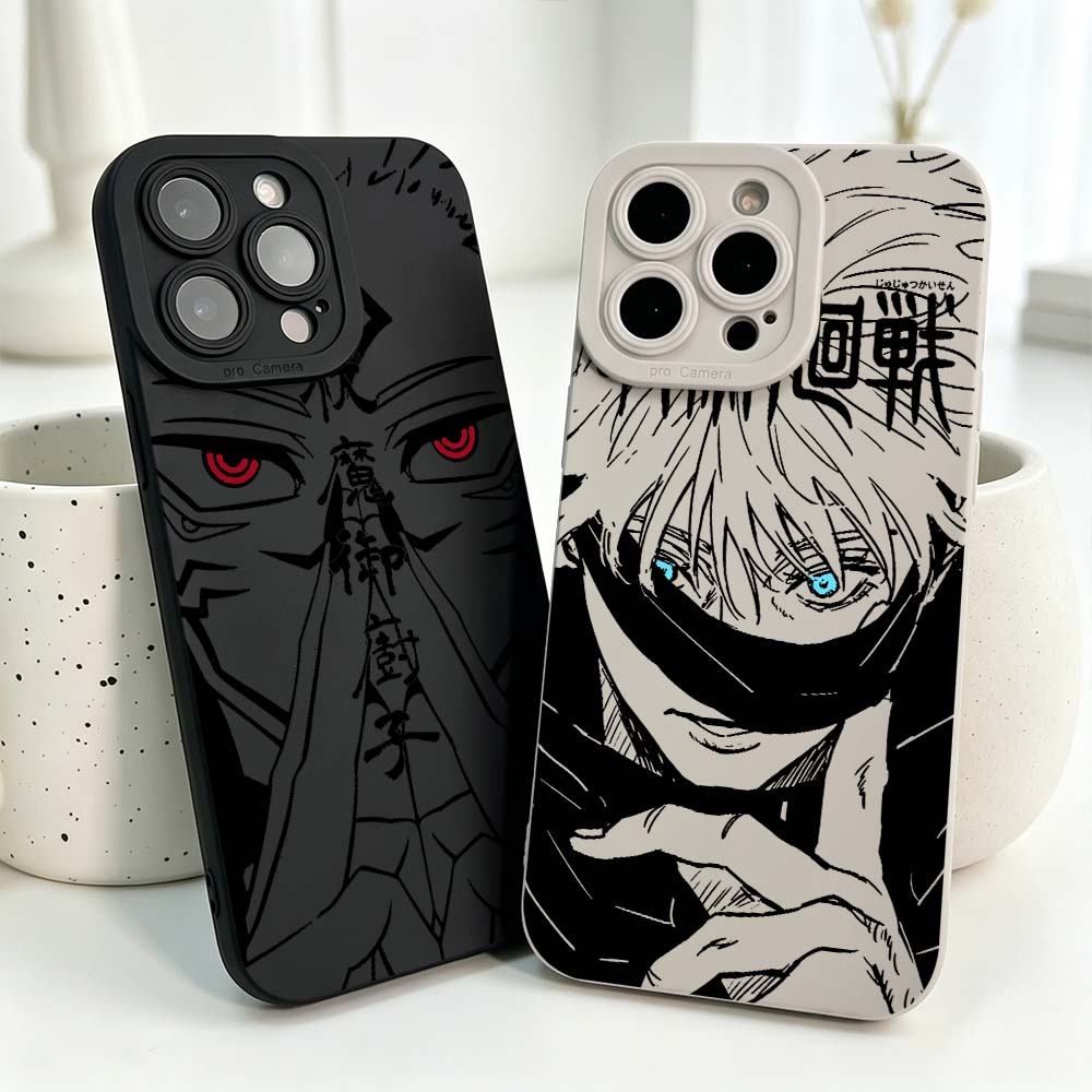 Phone Cases Iphone 12 - Anime Jujutsu Kaisen Coole Siliconenhoes voor