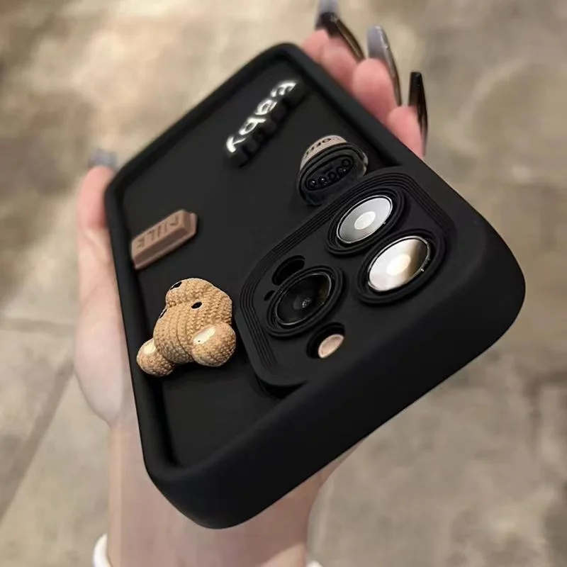 Phone Cases Junk - Leuke 3D Cartoon Beer Koffie Case