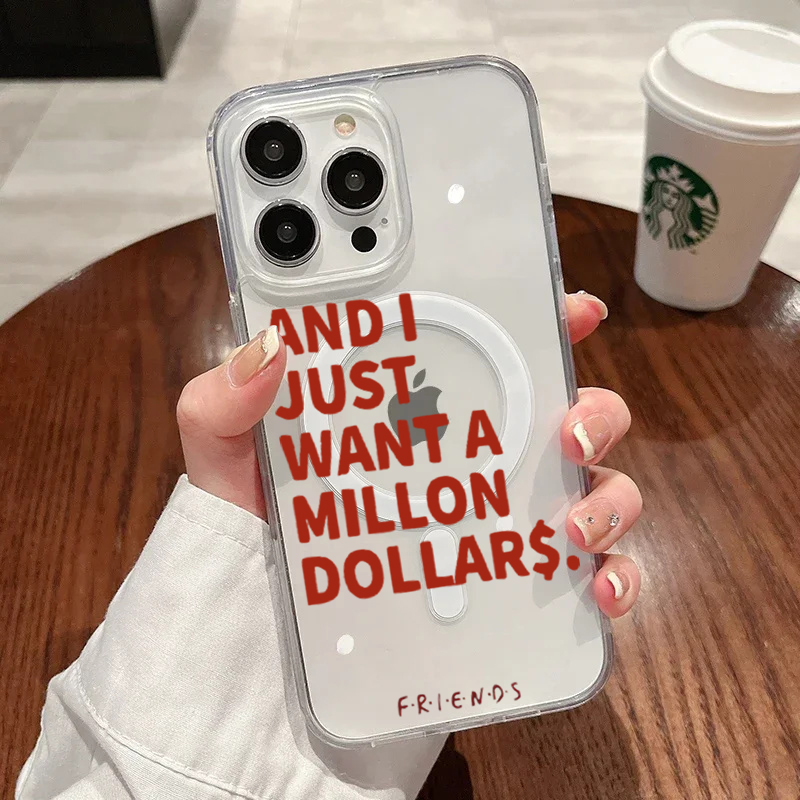 Phone Cases Clear - Mode Abstracte Citaten Hoesje voor iPhone