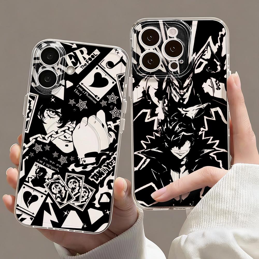Phone Cases Iphone 12 - Game P-Persona 5 Telefoonhoesje Magnetische Transparante