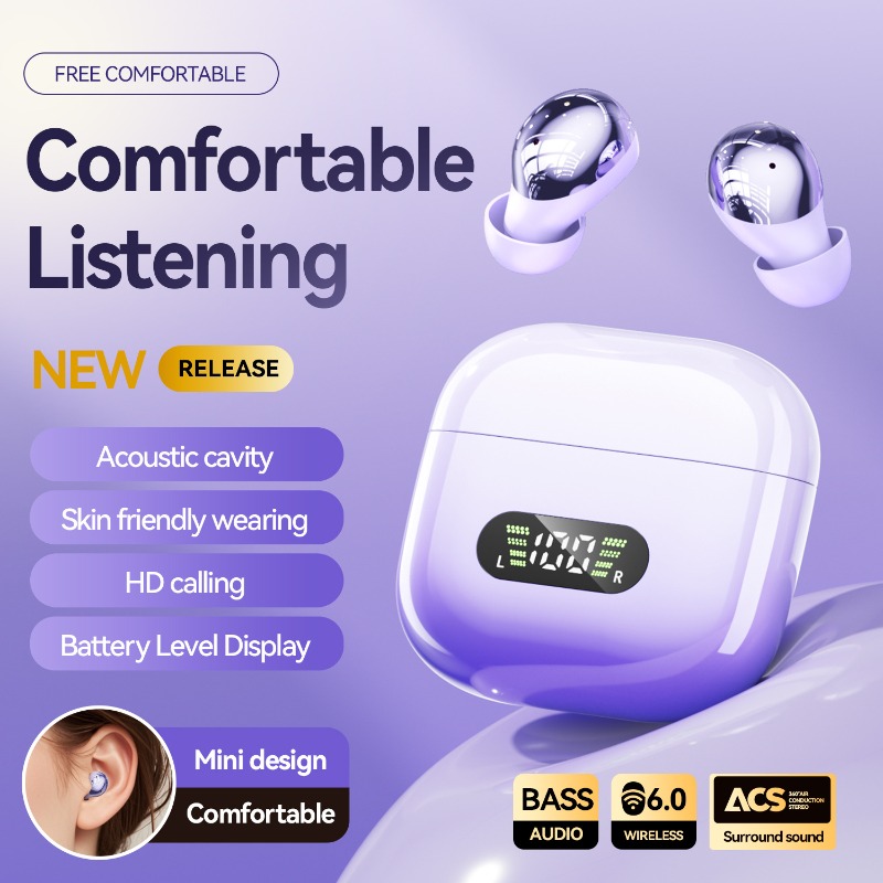 Phone Cases Officeworks - TWS Hoge geluidskwaliteit Mini Sleep Wireless-oortelefoon