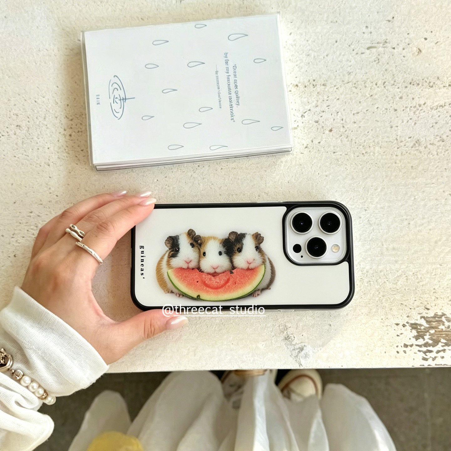 Koreaanse Ins Guinea Pig Eet W - Phone Cases Korean recensie en prijs