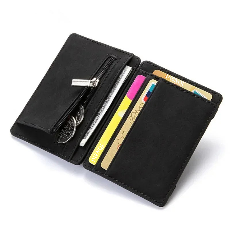 PU Lederen Magic Wallet Heren  - Card Holder Slim Case recensie en prijs