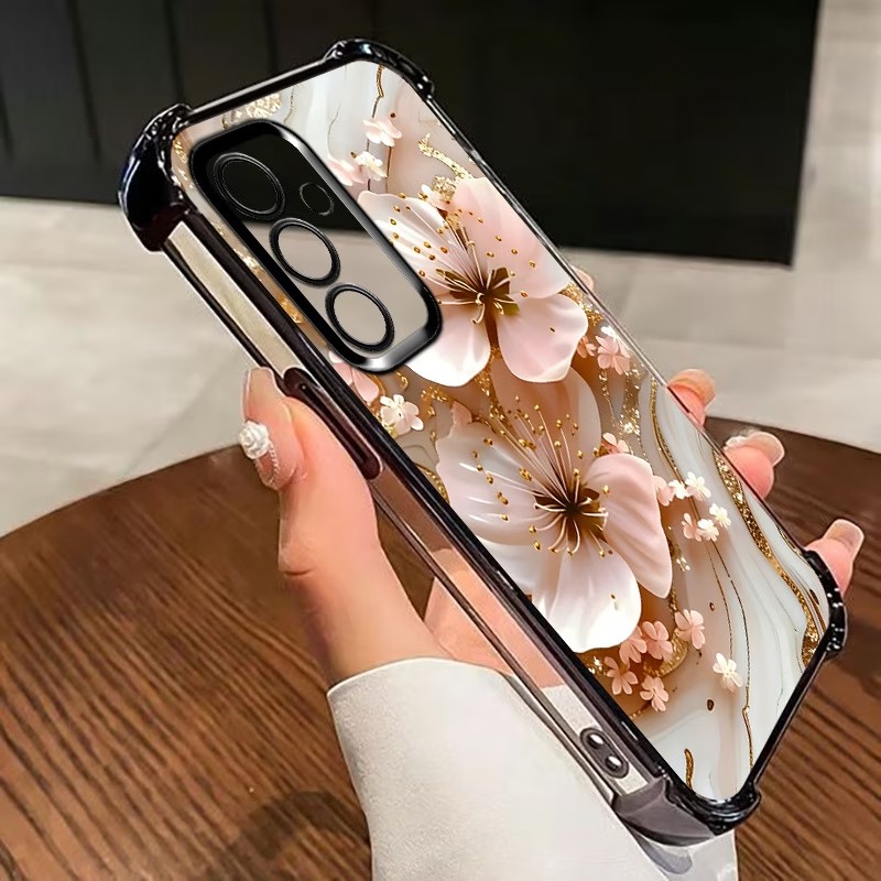 Gegalvaniseerde bloemen transp - Phone Cases Clear recensie en prijs