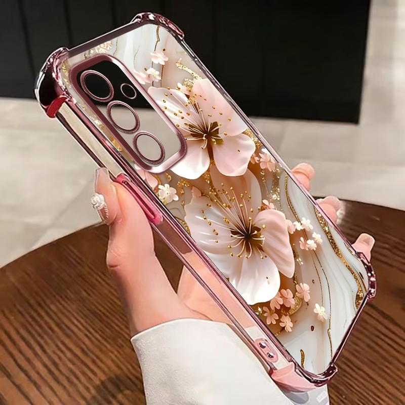 Gegalvaniseerde bloemen transp - Phone Cases Clear recensie en prijs