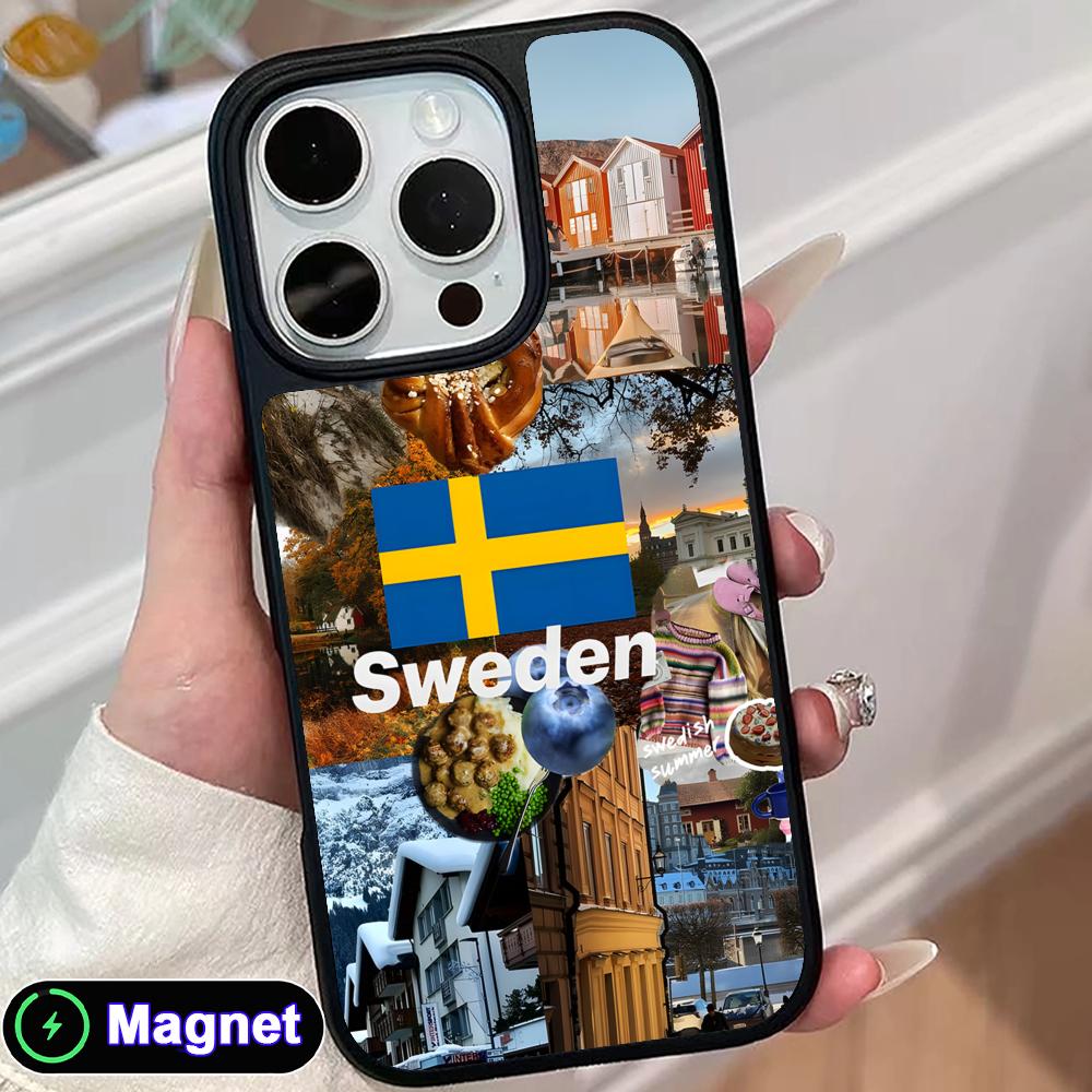 Zweden Vlag Telefoonhoesje voo - Phone Cases Sweden recensie en prijs