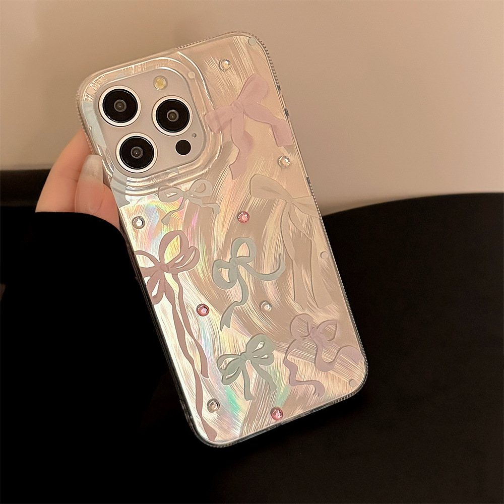 Koreaanse Kleurrijke Strik Dia - Phone Cases Korean recensie en prijs
