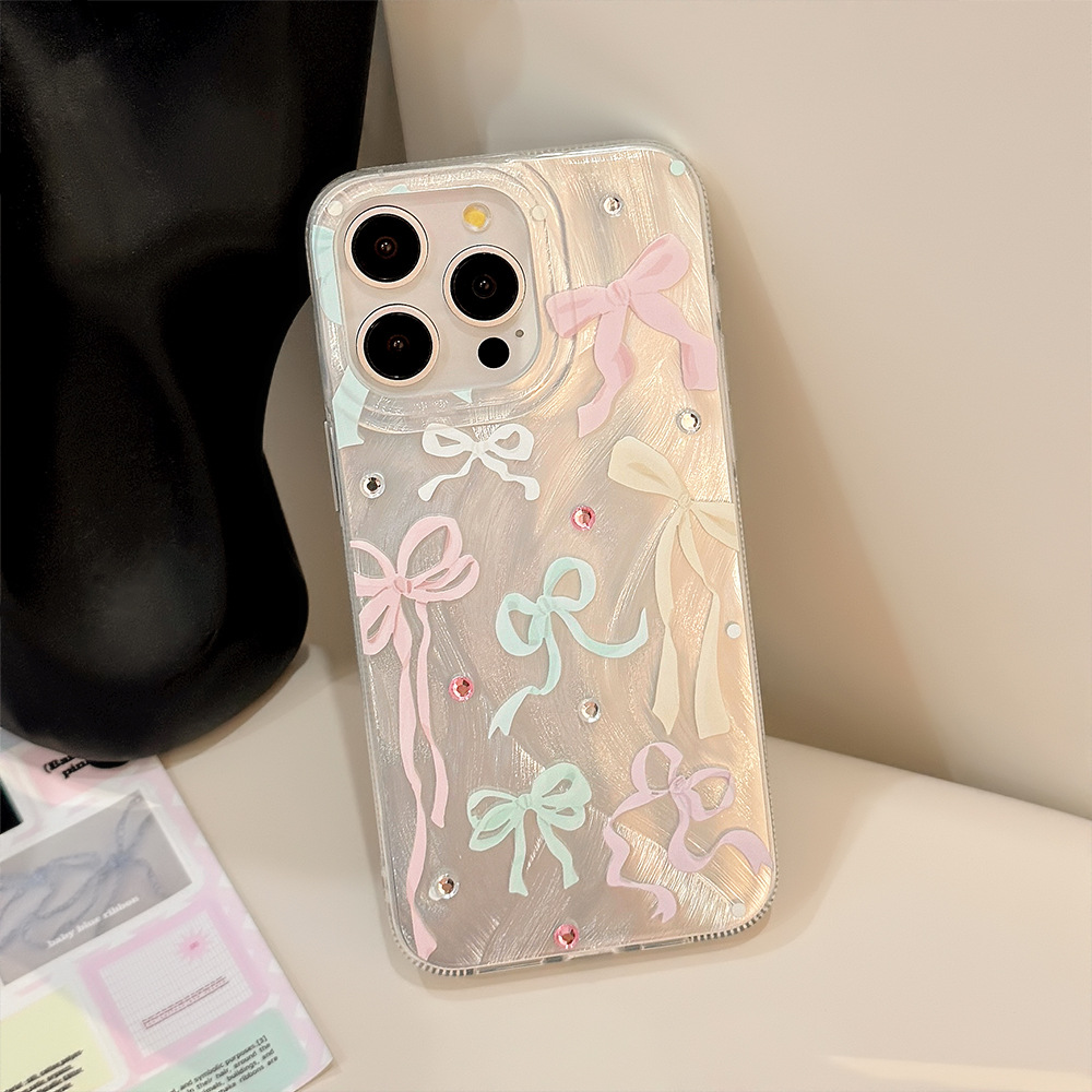 Koreaanse Kleurrijke Strik Dia - Phone Cases Korean recensie en prijs