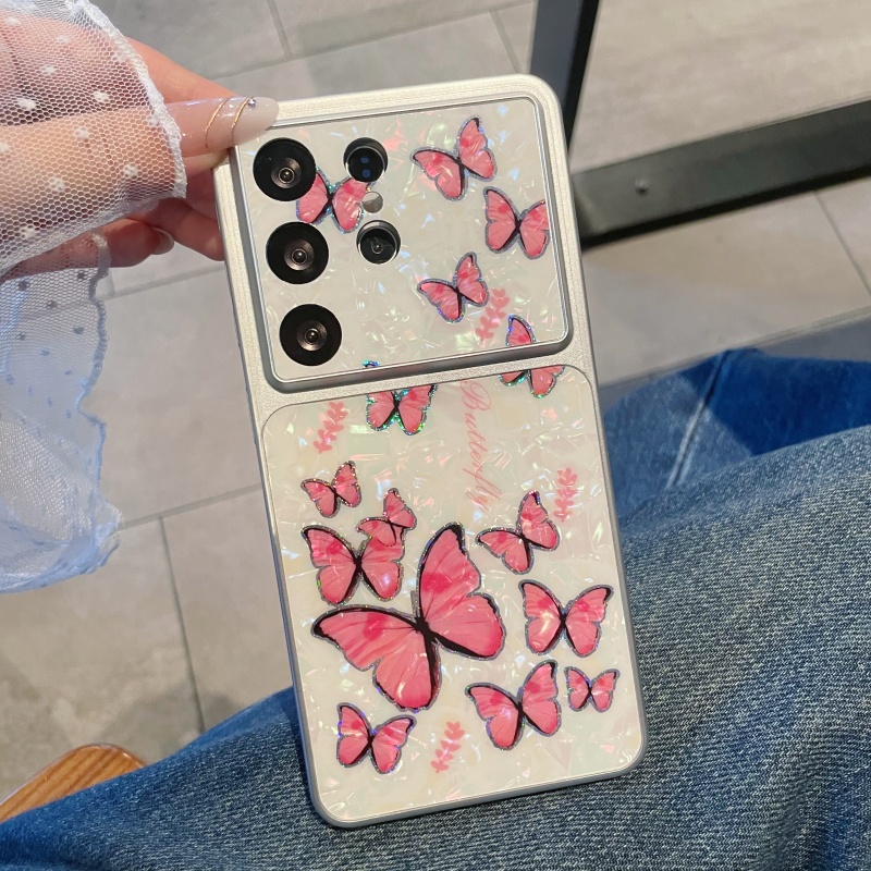 Luxe vlinder Aurora schelp pat - Luxury Plating Case recensie en prijs