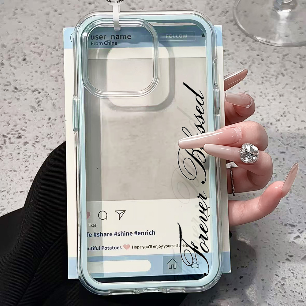 Altijd Gezegend Simpele Transp - Phone Cases Clear recensie en prijs