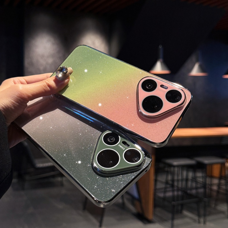 Luxe glanzende glitter gradien - Luxury Plating Case recensie en prijs