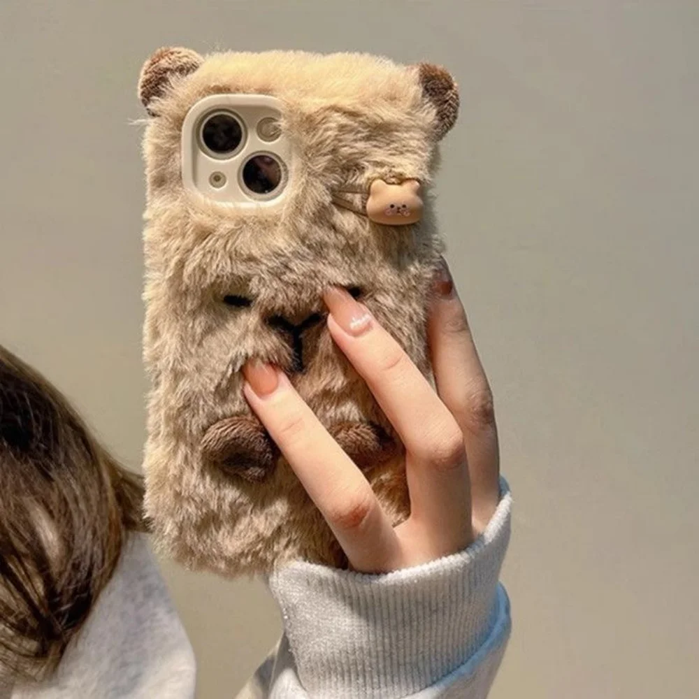 Luxe Capybara Pluizig Bont Tel - Phone Cases 13 recensie en prijs