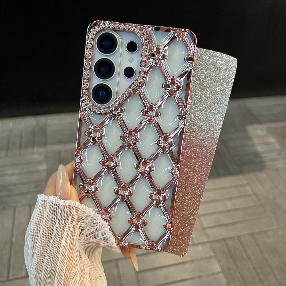 Luxe geplateerde bloem glitter - Luxury Plating Case recensie en prijs