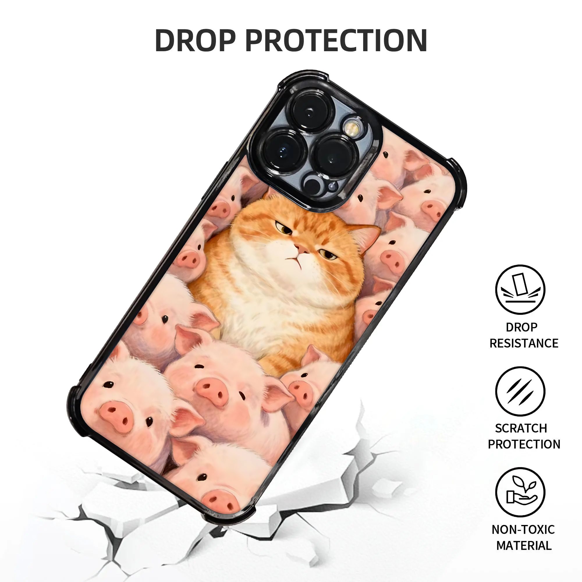 Telefoonhoesje met katten-, va - Phone Cases Cat recensie en prijs