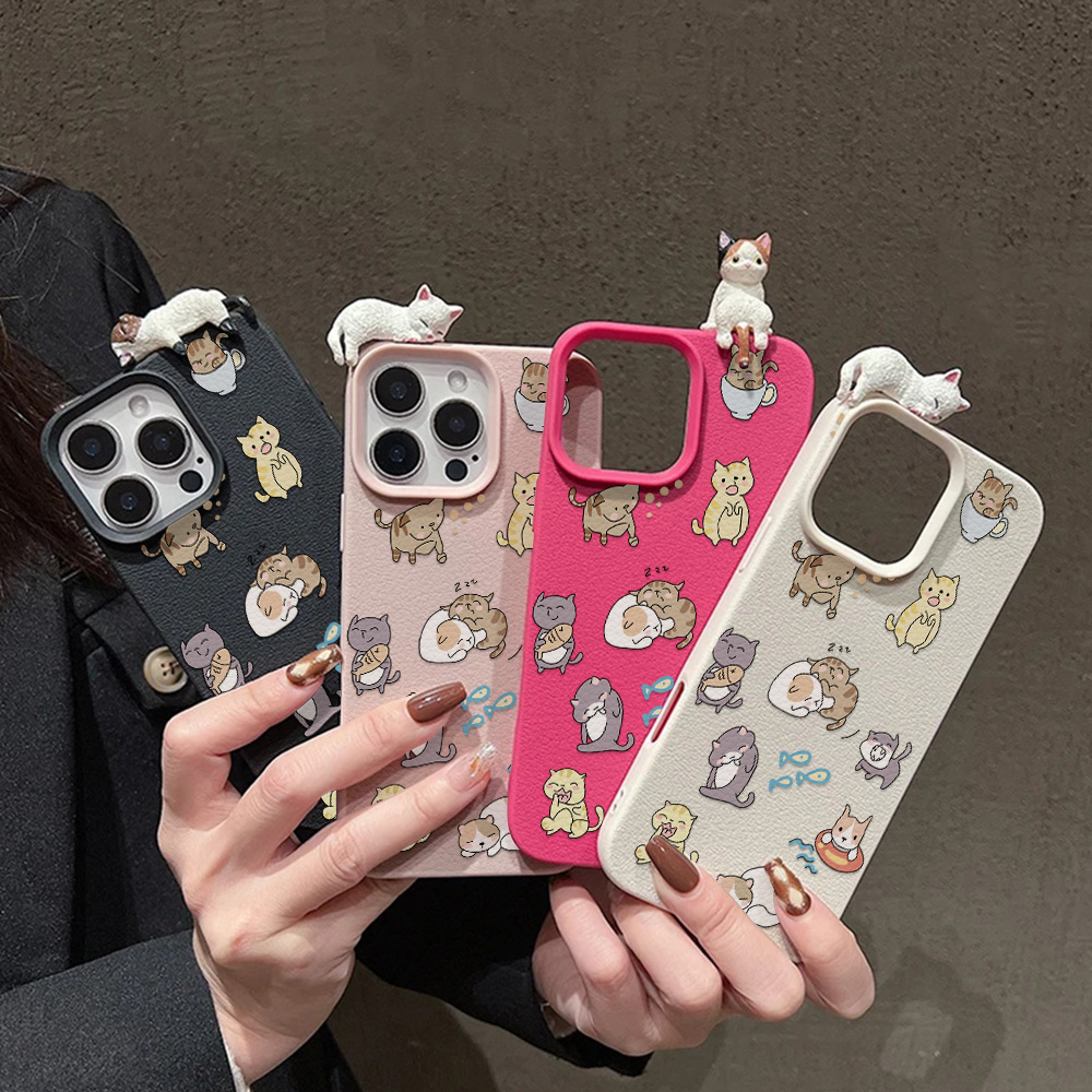 3D Leuke Kat Telefoon Case Voo - Phone Cases Cat recensie en prijs