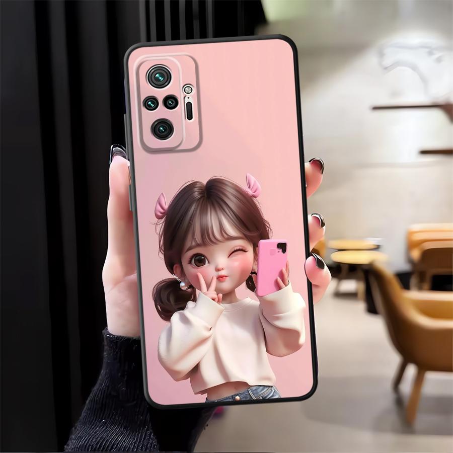 Cartoonmeisjespatroon telefoon - Phone Cases Xiaomi recensie en prijs
