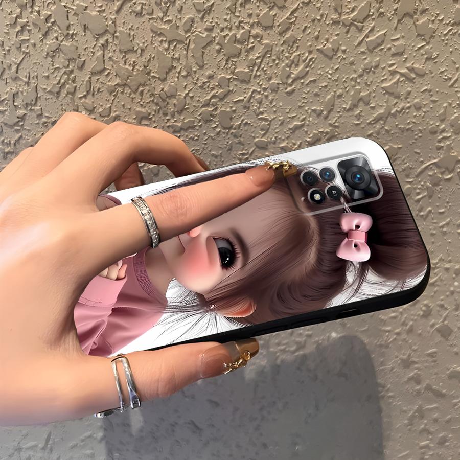Cartoonmeisjespatroon telefoon - Phone Cases Xiaomi recensie en prijs