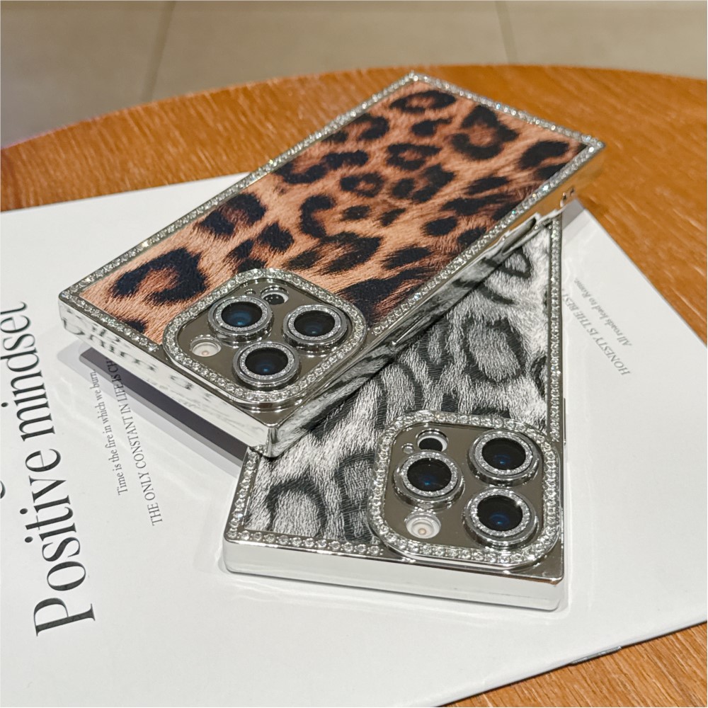 Luxe Diamant Luipaard Print Pa - Luxury Plating Case recensie en prijs