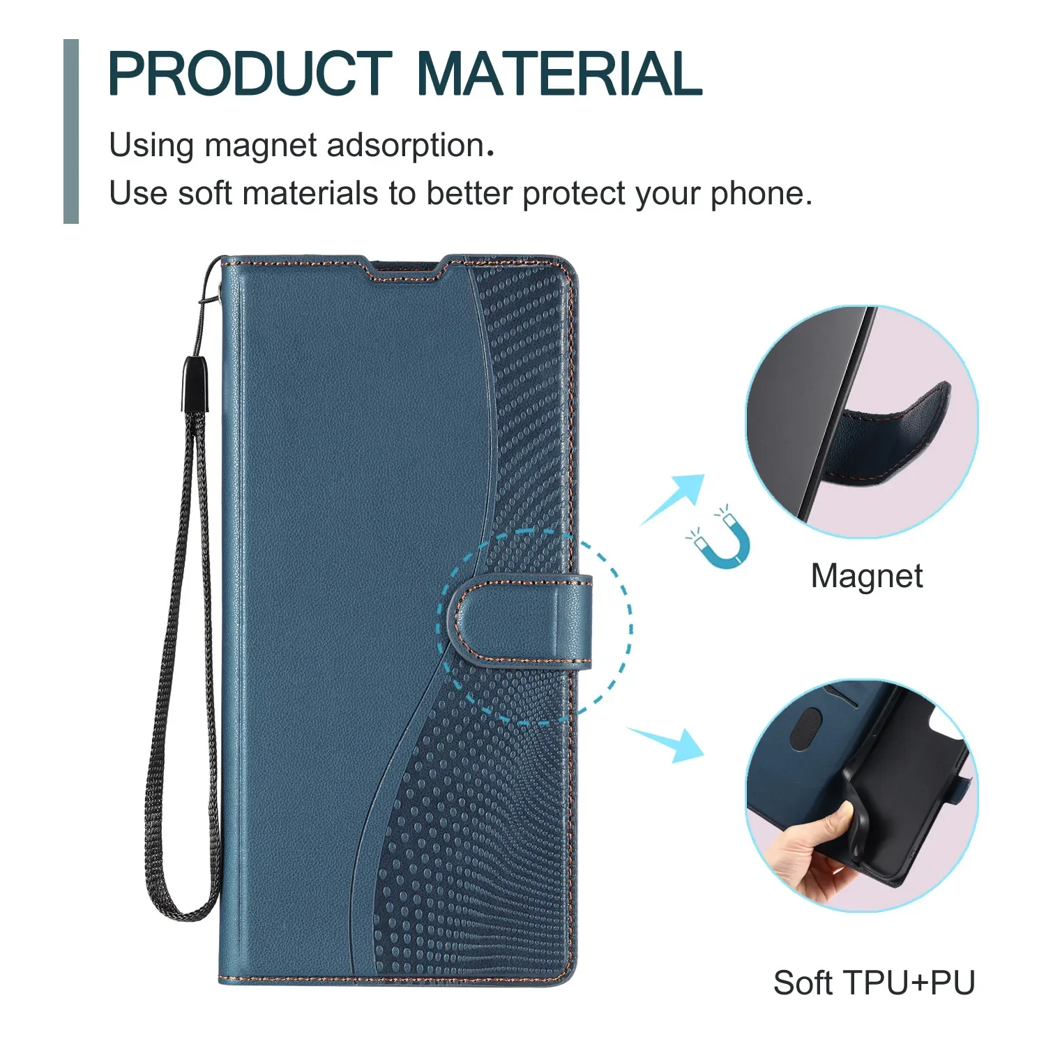 Lederen Flip Telefoon Case Voo - Phone Cases On Sale recensie en prijs