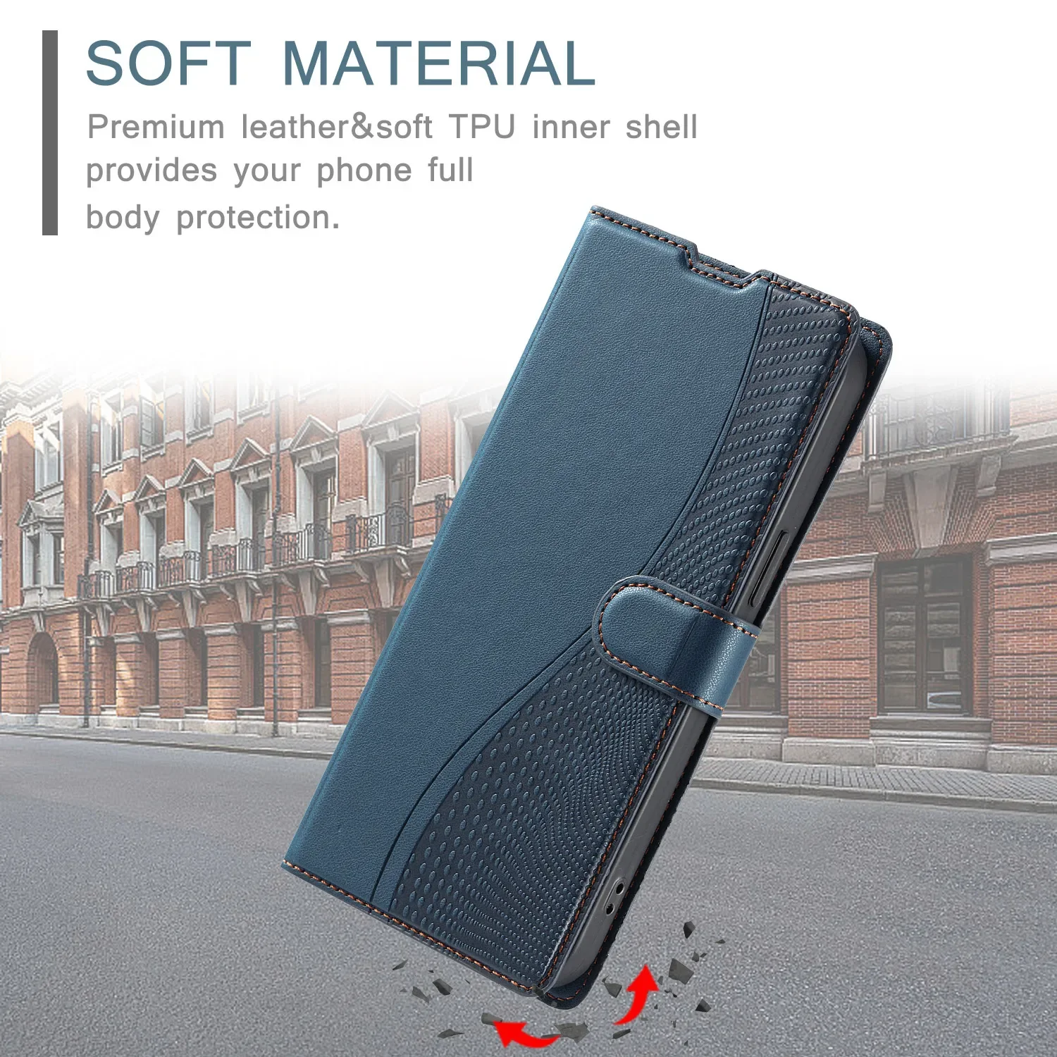 Lederen Flip Telefoon Case Voo - Phone Cases On Sale recensie en prijs