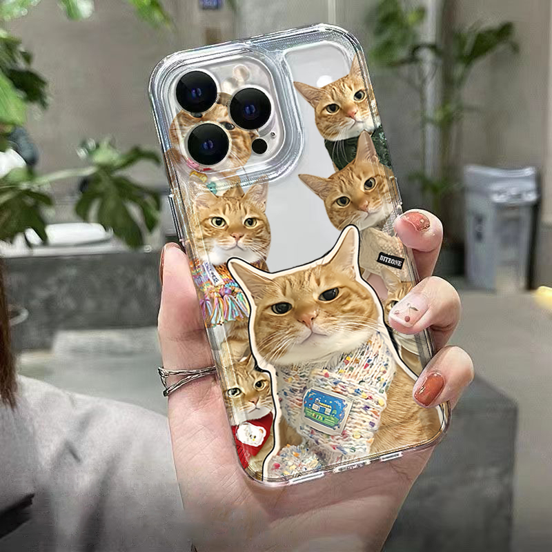 Schattige bandana kat transpar - Phone Cases Cat recensie en prijs