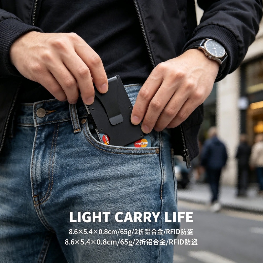 Aluminiumlegering RFID-blokker - Card Holder Slim Case recensie en prijs