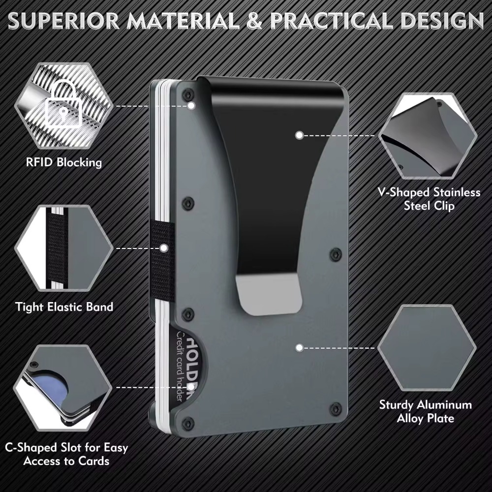 Aluminiumlegering RFID-blokker - Card Holder Slim Case recensie en prijs