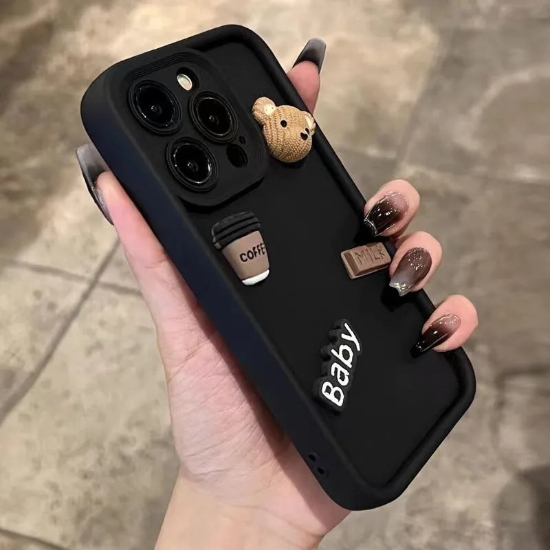 Leuke 3D Cartoon Beer Koffie C - Phone Cases Junk recensie en prijs