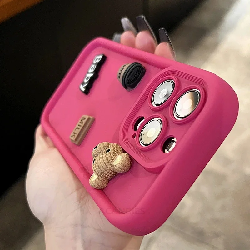 Leuke 3D Cartoon Beer Koffie C - Phone Cases Junk recensie en prijs
