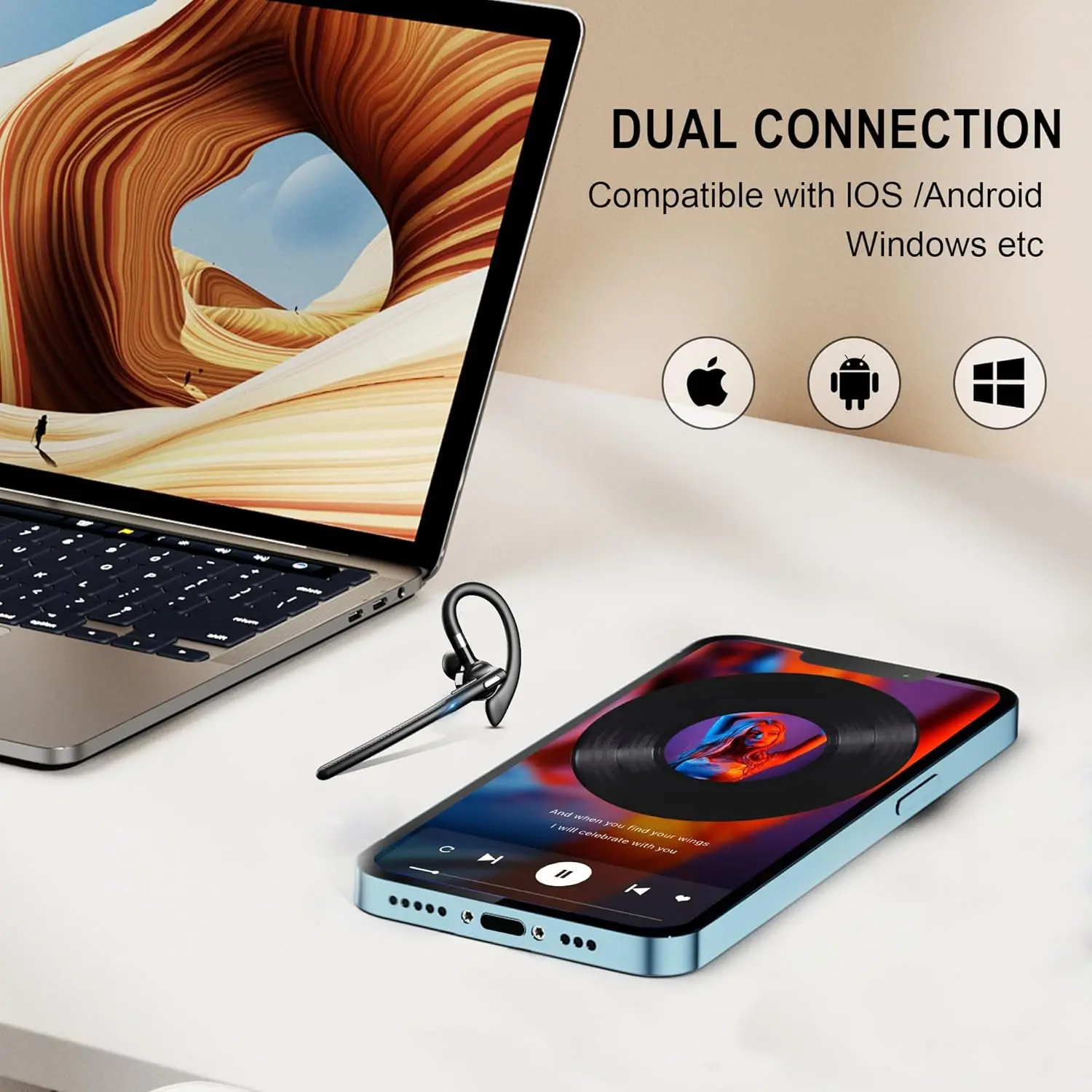 Bluetooth-headset Draadloze ho - Phone Cases Officeworks recensie en prijs