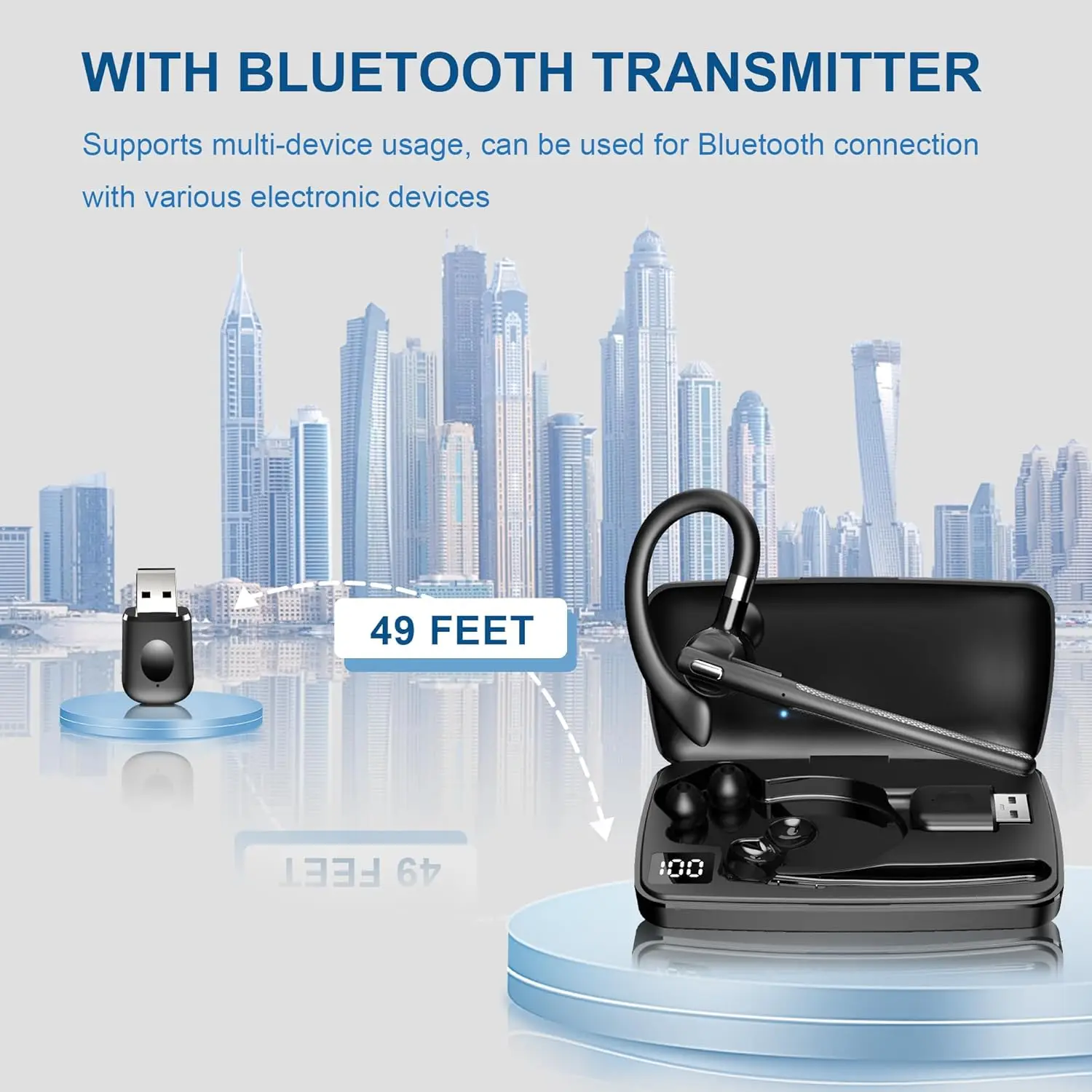 Bluetooth-headset Draadloze ho - Phone Cases Officeworks recensie en prijs