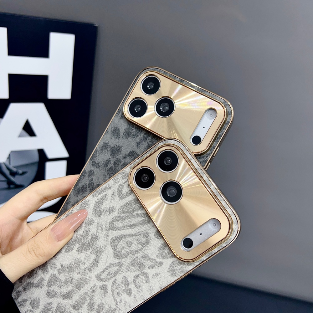 Luxe matte PU leoprint telefoo - Luxury Plating Case recensie en prijs