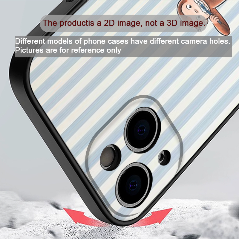 Cartoon gestreepte aap met kat - Phone Cases Iphone 12 recensie en prijs